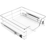 Skecten - 1 x tiroir tlscopique de cuisine, charge max. 12 kg, rails inclus - panier de rangement coulissant ...
