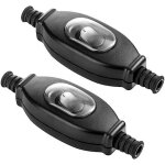 10. 5x3. 3x2cm 2pcs interrupteurs � cordon, interrupteur � cordon �tanche, interrupteur lampe de chevet, ...