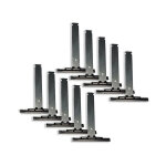 Store menuiserie - 10 attaches de tablier, fixation par clip, syst�me de verrou pour volet roulant