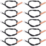 10 capteurs de temp�rature ntc 10k �tanches en cuivre pvc pour climatiseurs