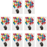 10 cibles papier tir � l'arc 45x32cm - cibles ballon clown pour arc et fl�ches - accessoires chasse et ...