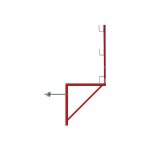 10 consoles d'�chafaudage �poxy 0. 80m x 0. 80m - tube rond - 110001804 / 10
