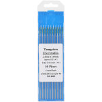 10 �lectrodes tungst�ne pur � pointe verte pour soudage tig ac - 2, 4x150 mm