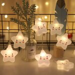 10 guirlandes lumineuses led, aliment�es par piles, adapt�es � la chambre d'enfant, au couloir, � halloween, ...