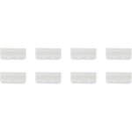 10 onglets �pais pour dossiers suspendus en plastique blanc �tiquettes de