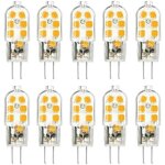 10 pack ampoule led g4 1w �conomie d'�nergie g4 led 360� angle de faisceau ac / dc 12v 250lm blanc chaud ...