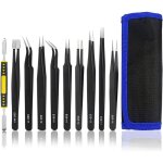 10 pcs antistatiques antistatiques antimagn�tiques multi - standard en acier inoxydable parfait pour ...