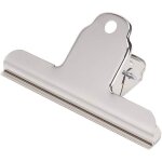 10 pcs pince � dessin bulldog grand - pince � charni�re en m�tal 100mm grosse pince a bouledogue inox ...