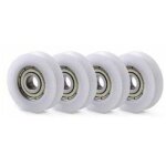10 pcs u nylon en plastique int�gr� 608 roulements � billes de gorge 8 30 10mm poulie de guidage