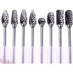 10 pi�ces 3 / 32   / 2. 35mm diam�tre de tige outil en carbure de tungst�ne cnc fraise rotative duret� ...