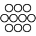 10 pi�ces 6805 - 2rs roulements � billes � gorge profonde scell�s en caoutchouc 25mm 37mm 7mm - jeffergarden ...
