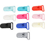 10 pi�ces attaches bretelles nylon multicolores fixation verrouillage bec canard avec boucle