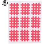 10 pi�ces bandes crois�es �lastiques kin�siologie rose 74x98mm pour th�rapie physique