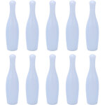 10 pi�ces boules de bowling miniatures pour enfants, jeu de quilles portable en plastique, id�e cadeau ...
