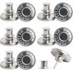 10 pi�ces boutons jeans bouton m�talliques diy sans couture bouton pantalon jean amovible pour la r�paration ...