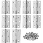 10 pi�ces charniere porte, charniere inox, charni�re invisible, charni�re plate, porte placard / petites ...