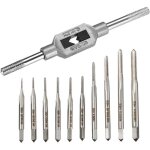 10 pi�ces coffret tarauds et fili�res micro m�trique mini m1 - m3. 5 foret taraud filetage vis outil ...