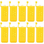 10 pi�ces d'�levage d'apiculture, cages d'abeille en plastique transportant le kit de tasse de receveur ...
