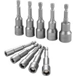 10 pi�ces embout douille magn�tique hexagonale douille, douille visseuse � choc 6 - 15mm pour perceuse ...