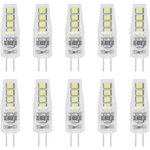 10 pi�ces g4 8led lumi�re 2835 puces de lampe 2w 360 angle pc lampe ampoule pour bureau � domicile 220vlumi�re ...
