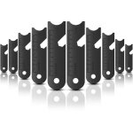 10 pi�ces grattoir silex allume - feu pour camping randonn�e survie urgence