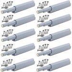 10 pi�ces loquet magn�tique push - open, syst�me sans poign�e pour portes int�gr�es, fermeture douce ...