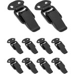 10 pi�ces loquet � ressort bascule acier inoxydable, fermeture � levier, loquet � bascule, fermoir, pour ...