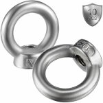 10 pi�ces m8 �crou � oeil de levage acier inoxydable �crou de bague m�triques mat�riel en forme anneau ...