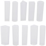 10 pi�ces moules en silicone � rayures pour pendentifs r�sine - outil diy bijoux