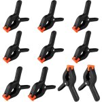 10 pi�ces pinces � ressort, pinces � ressort en nylon robuste, pince serre joint avec mobiles m�choires, ...
