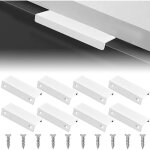 10 pi�ces poign�es de meuble entraxe 64mm poign�e de cuisine invisible poign�e profil en alliage d'aluminium ...