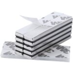 10 pi�ces rectangle aimants n�odyme 60 x 10 x 3 mm avec ruban adh�sif de marque 3m, aimants avec film ...
