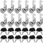 10 pi�ces serrure boite aux lettres, 30 mm barillet boite aux lettres, serrure meuble pour bo�tes aux ...