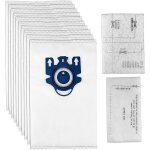 10 remplacement sac avec 2 filtre , pour aspirateur miele hyclean 3d efficiency gn classic c1 complete ...