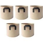 10 sacs de plantation de 1 gallon, en tissu non tiss� feutr�, avec poign�es durables (1815)