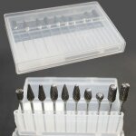 10 x 2. 35 mm queue en acier au carbure de tungstène fraise pour perceuse fraise pour meule de tige fraise ... 10 x 2. 35 mm queue en acier au carbure de tungstène fraise pour perceuse fraise pour meule de tige fraise ...