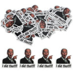 100 autocollants pvc pr�sidents am�ricains dr�les pour voiture, fen�tres, ordinateurs portables