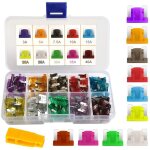 100 pcs 12v - 24v basse profil fusibles m�caniques de voiture pour v�hicule auto moto bateau camion, ...