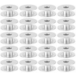 100 pcs bobines de machine � coudre, bobine de fil en aluminium universelle bobine vide pour machine ...