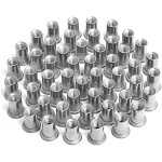 100 pices crou  sertir m4 m5 m6 m8, crous de rivet insert filet, crous  sertir en acier inoxydable, ...
