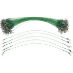 100 pi�ces �merillons avec agrafe en acier anticorrosion pour p�che en mer, fil de guidage 25cm / 9. ...