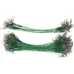 100 pi�ces �merillons agrafes anti - corrosion pour p�che en mer, fil acier dur 15cm / 5. 9in