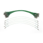 100 pi�ces �merillons anti - corrosion acier dur pour p�che en mer, longueur 30cm / 11. 8 pouces