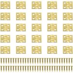 100 pi�ces mini charniere r�tro charni�res connecteurs charniere laiton petite charni�res m�tal charni�re ...