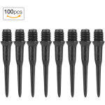 100 pi�ces pointes souples fl�chettes plastique remplacement accessoires jeu fl�chettes �lectroniques ...