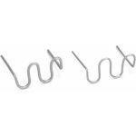 1000 pcs agrafes chaudes 0. 6mm / 0. 8mm en acier inoxydable, wave style agrafe pour soudure plastique ...