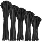 1000 pi�ces collier de serrage plastique, d'attaches de c�ble professionnelles, collier de serrage grande ...