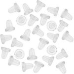 1000 pi�ces fermoir pour boucles d'oreilles, capuchons pour boucles d'oreilles hypoallerg�niques bouchon ...