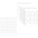 1000 pi�ces ruban double face transparent rond points adh�sifs autocollant adh�sif amovible multi - usages ...
