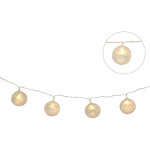 Guirlande interieur 10 boules plumes
